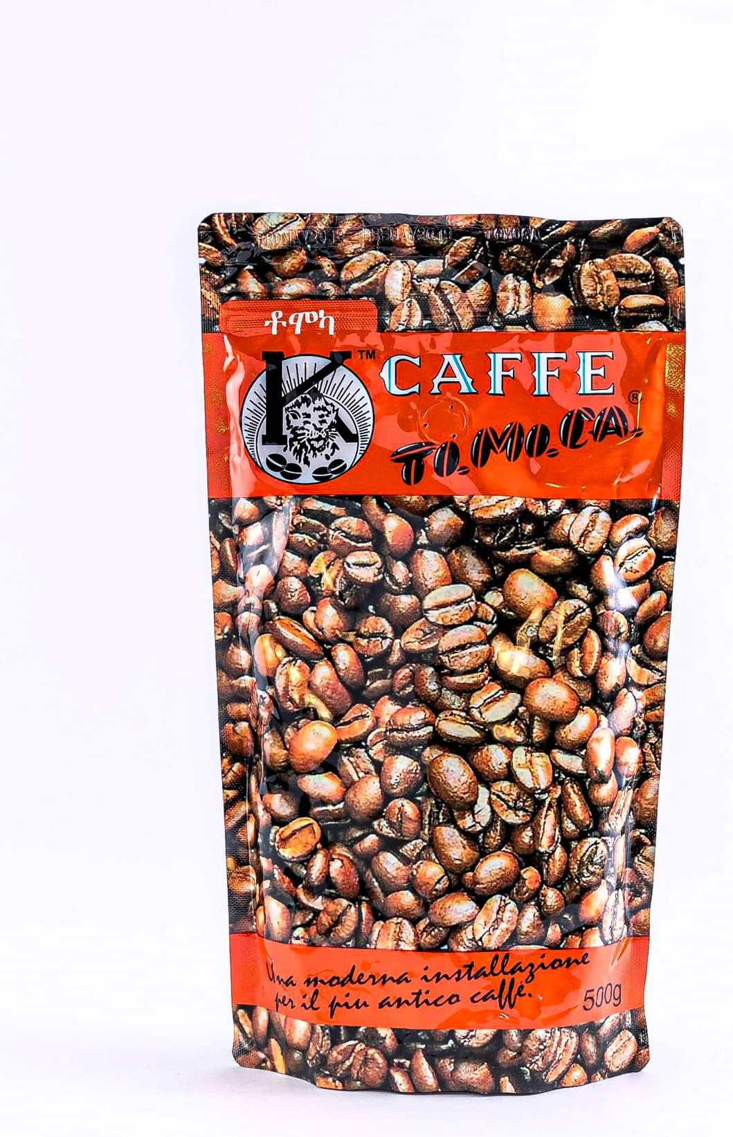 TOMOCA - Ethiopian Roasted Coffee Beans (Dark Roast - 500g)