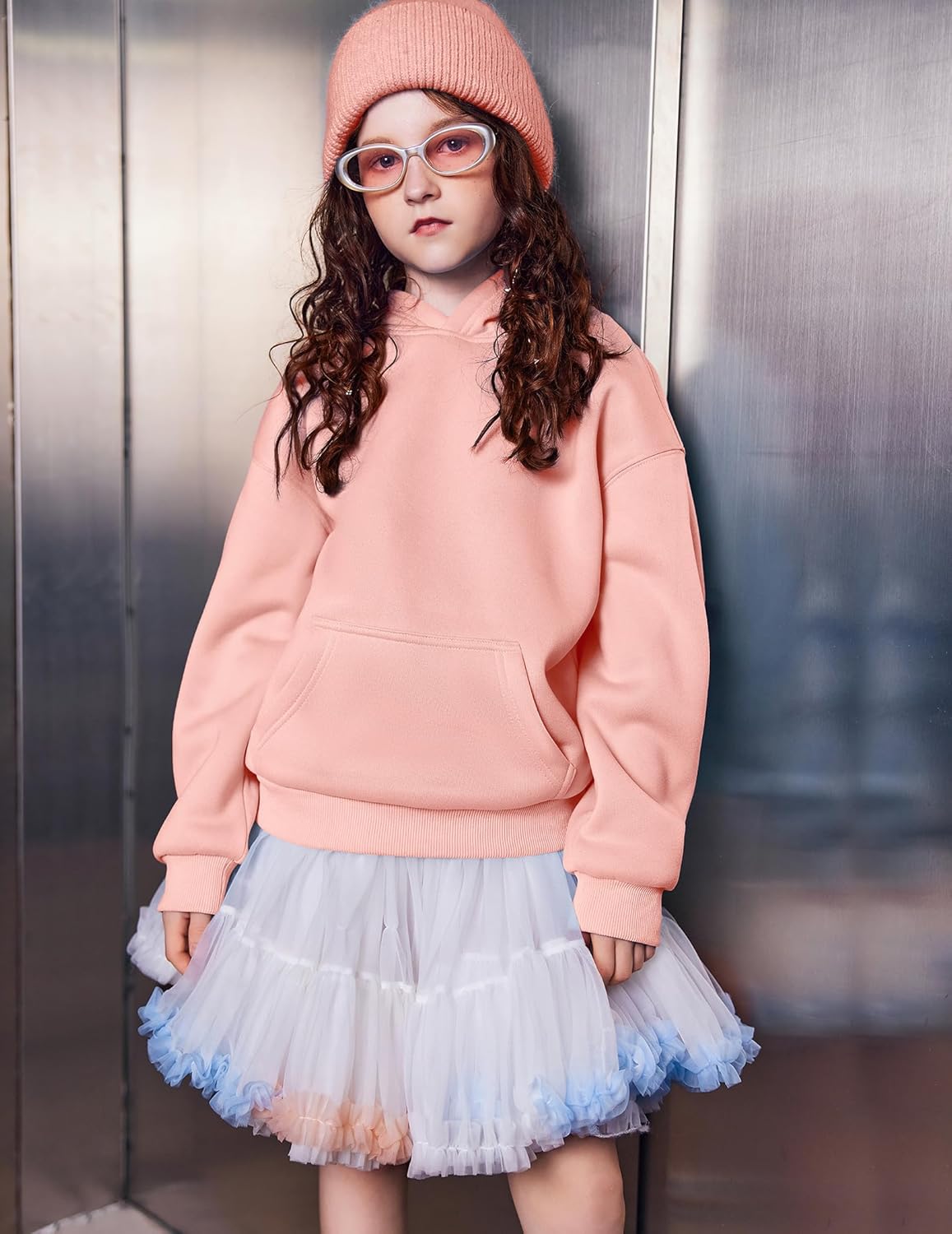 Arshiner Girls Oversized Hoodies Fleece Pullover Sweatshirts Kids Fashion Casual Outfits Fall Winter Clothes - Image 2