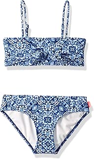Seafolly Girls' Tie Front Mini Tube Bikini Swimsuit Set - coolthings.us