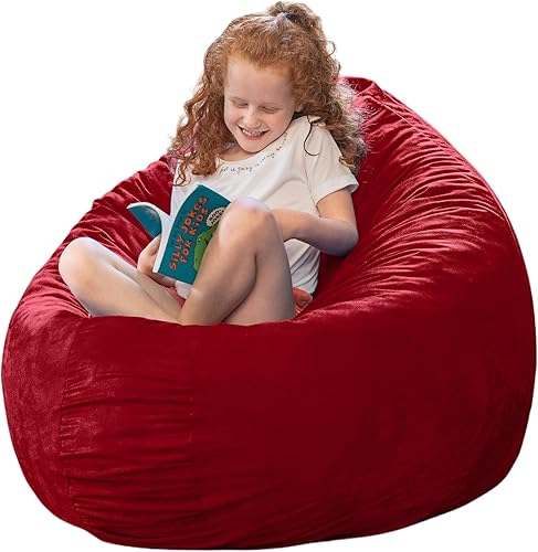 Jaxx Cocoon Jr. - Bolsa de microgamuza para niños, 4 pies, color cereza