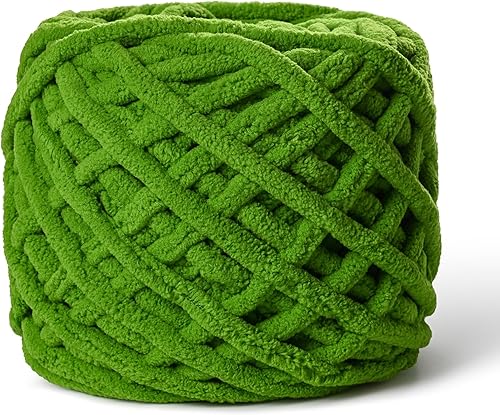 Vista 37 de Paquete de 3 hilos gruesos de felpilla de felpa de 3.53 onzas (49.2 yardas), hilo de terciopelo esponjoso para tejer y hacer ganchillo, hilos de 3