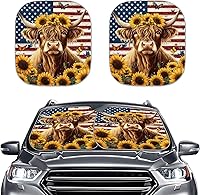 Vista 44 de Parasol para parabrisas de automóvil con estampado de playa tropical, protección universal para proteger el interior del automóvil, bloquea