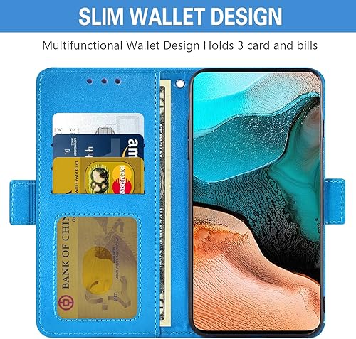 Miniatura 3 de Asuwish Compatible con Xiaomi Poco F2 ProRedmi K30 Pro Wallet Case y protector de pantalla de vidrio templado titular de tarjeta de crédito con