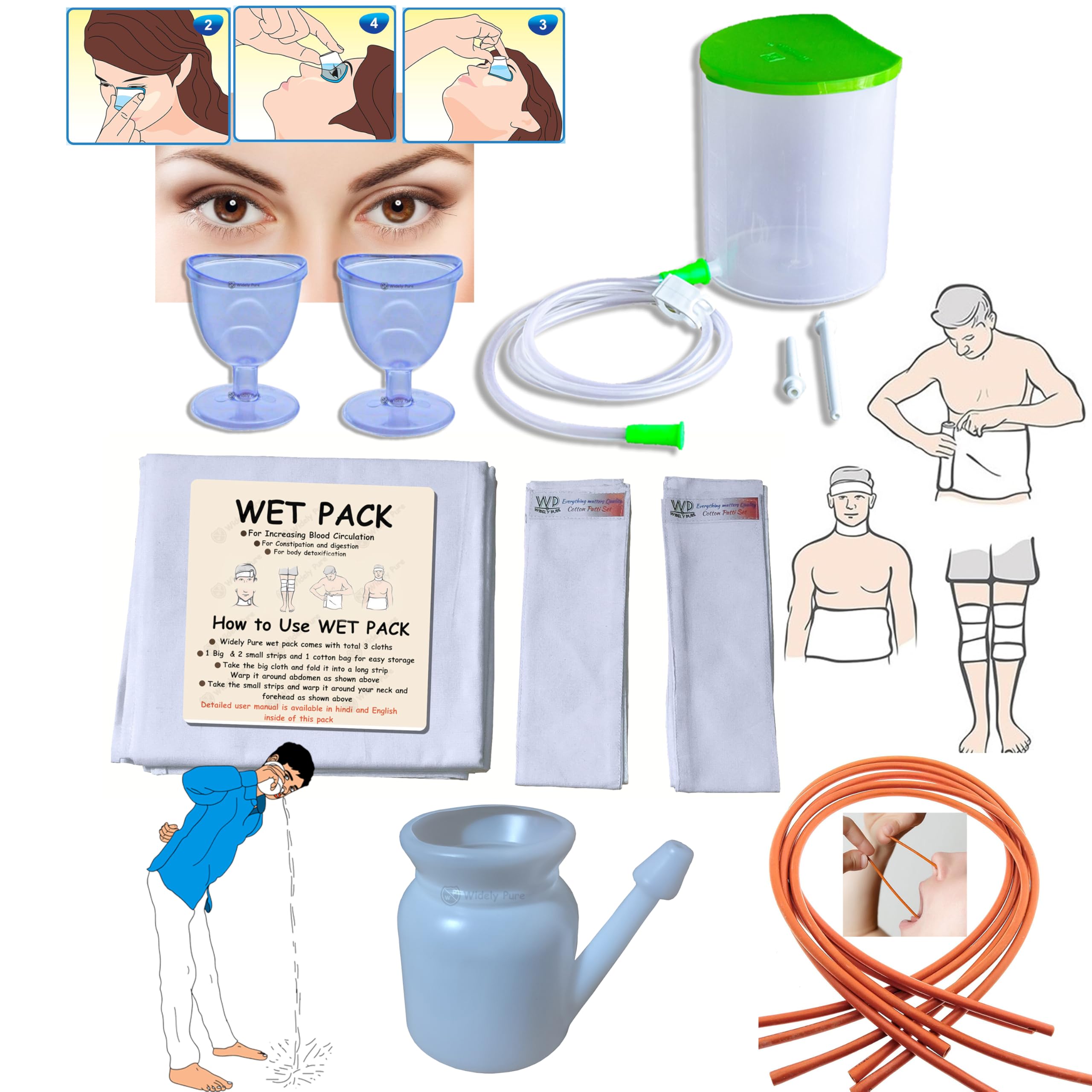 See full amazon price history chart for Rusho Wet Pack Cotton Patti Satvik Movement and Enema kit Satvik Movement 1500 ml, Jal Neti Pot lota 500ml, 2 Eye wash cup and 3 Sutra Neti Thread with user manual Rusho Wet Pack Cotton Patti Satvik Movement and Enema kit Satvik Movement 1500 ml, Jal Neti Pot lota 500ml, 2 Eye wash cup and 3 Sutra Neti Thread with user manual (B0C2ZKVWD2) Amazon Price History, Amazon Price Tracker