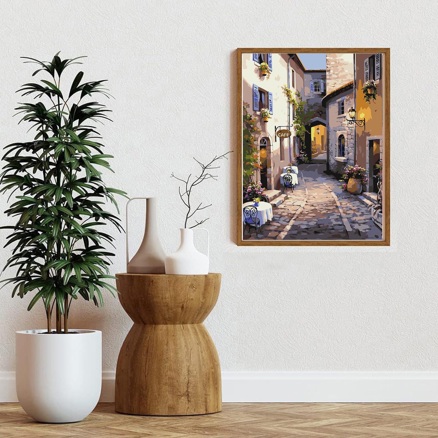 Peinture Acrylique Numérotée Paysage Feelive Ville Peinture Numero Pour Adulte, DIY Paysage Kit Peinture Numérique Toile 30x40 Cm Peinture Acrylique Numérotée Paysage Feelive Ville Peinture Numero Pour Adulte, DIY Paysage Kit Peinture Numérique Toile 30x40 Cm