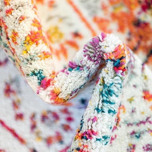 Miniatura 9 de Rugs.com Arlington Collection Alfombra – Alfombra multicolor de pelo mediano de 6' x 9' perfecta para salas de estar, comedores grandes, espacios