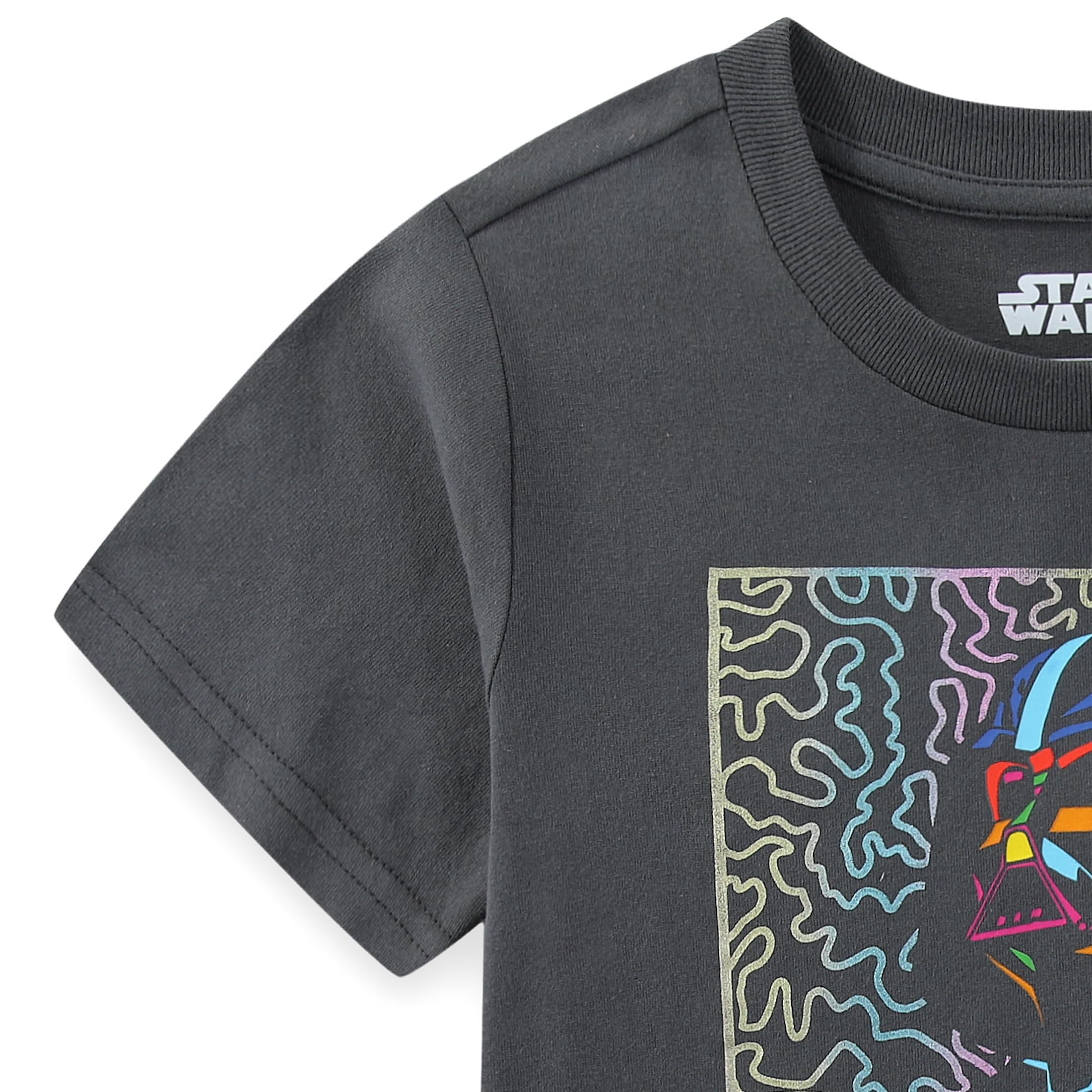 STAR WARS Darth Vader Boys Short Sleeve T-Shirt for Big Kids — view 4