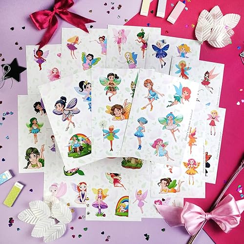 Miniatura 6 de BulbaCraft Calcomanías y calcomanías de hadas para laptop, decoraciones de hadas para fiesta de cumpleaños, regalos para mujeres y hombres