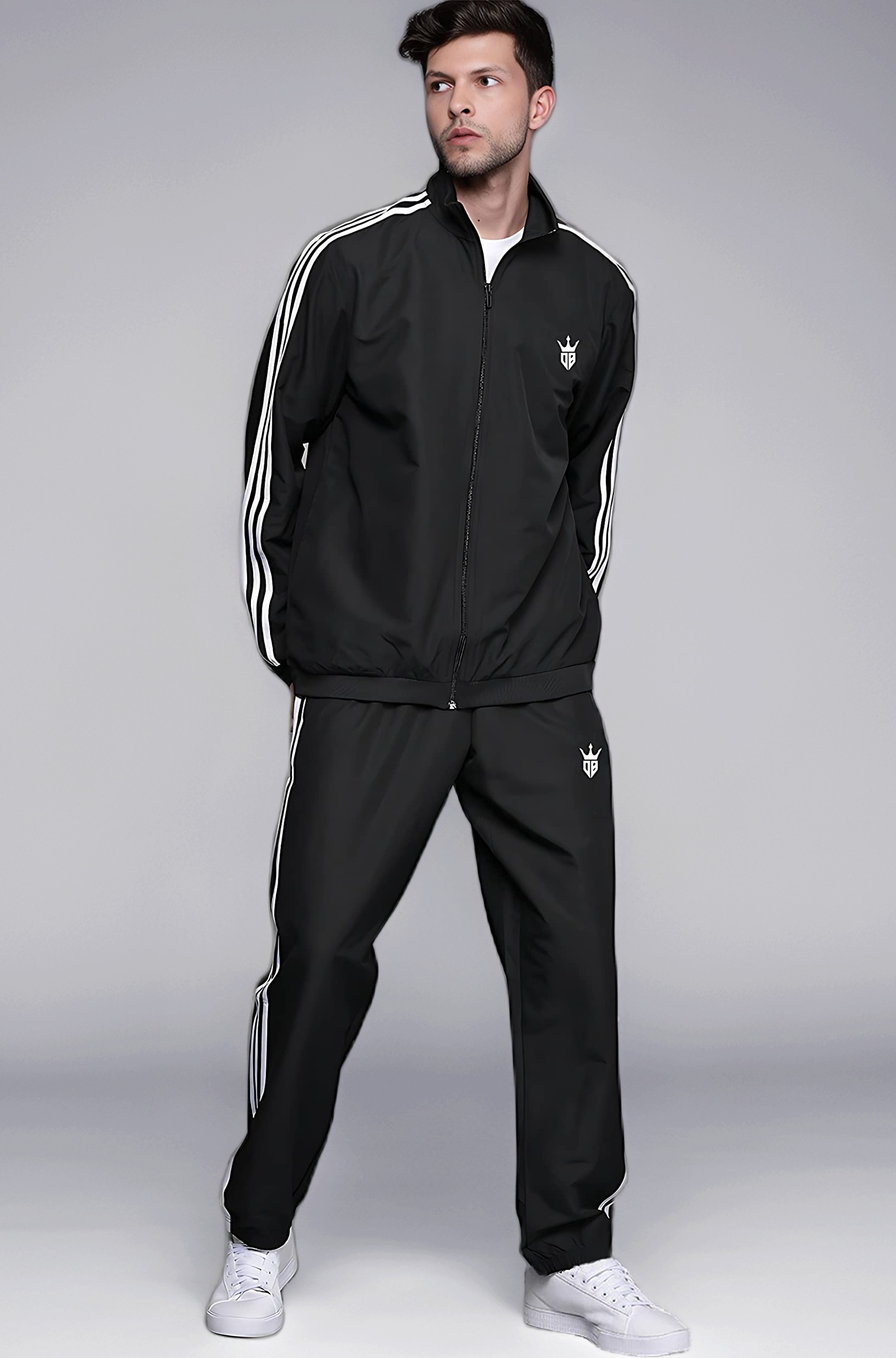 Buy DBURKE Men Winter Tracksuits Polyester Zipper Track Suit For