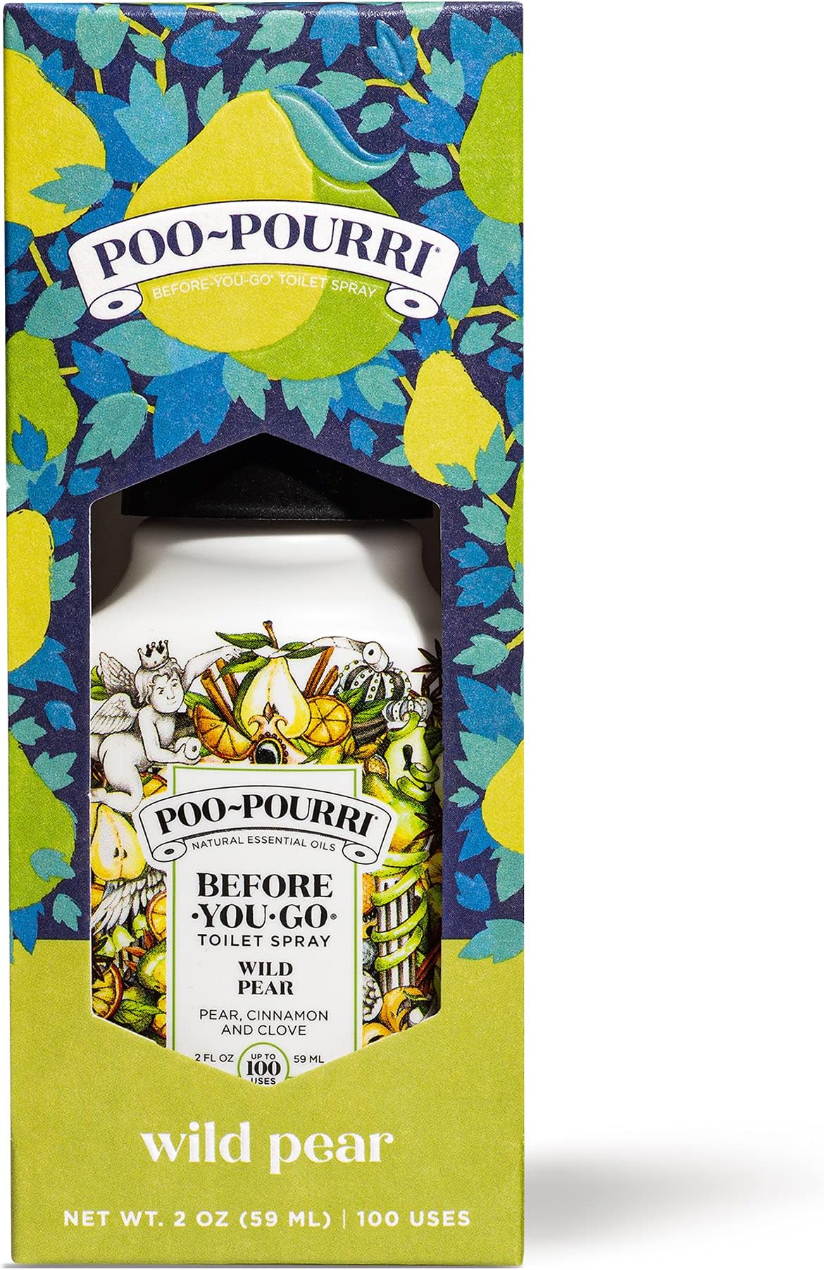 Poo-PourriBefore-You- go Toilet Spray, 2 Fl Oz (Pack of 1), Wild Pear Scent