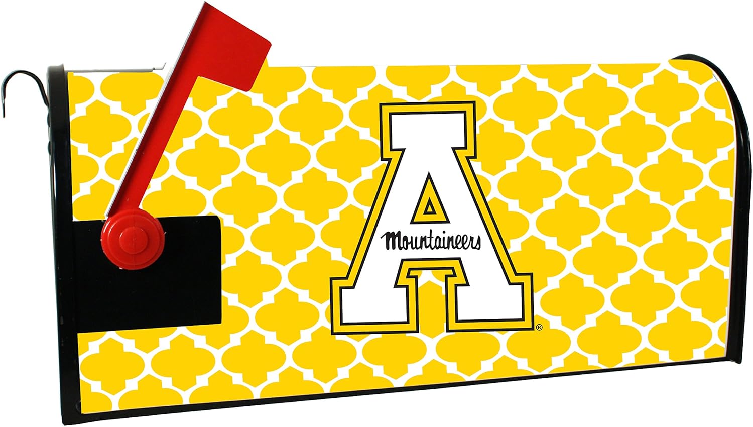 Appalachian State Mountaineers Mailbox Cover-Appalachian State University Magnetic Mail Box Cover-Moroccan Design Officially Licensed Collegiate Product