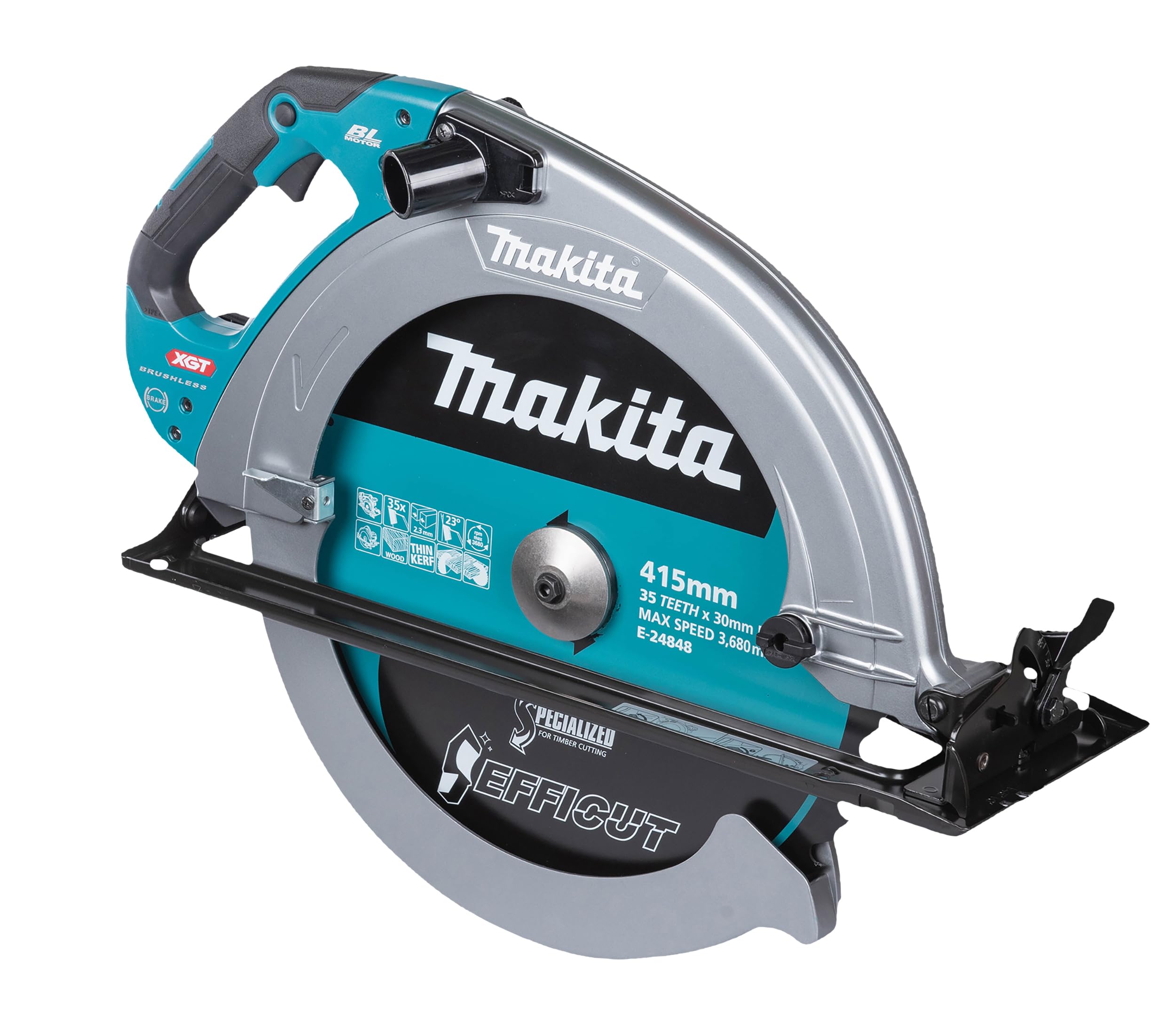 Makita HS013GZ 40V Max Li-​ion XGT 415mm Sierra circular sin escobillas, baterías y cargador no incluidos