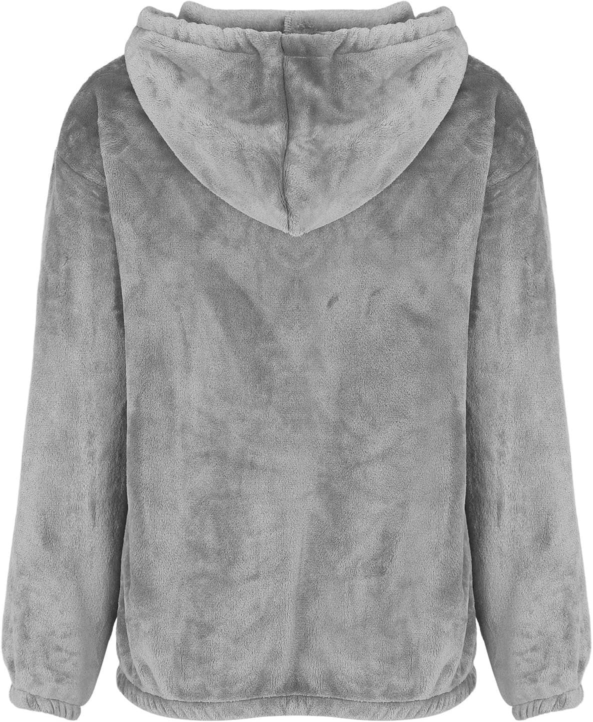Gentle on Skin Women ' s Fleece Hooded Jackets Soft Inner Lining and Easy Zip Designed for Sensitive Skin During Winter