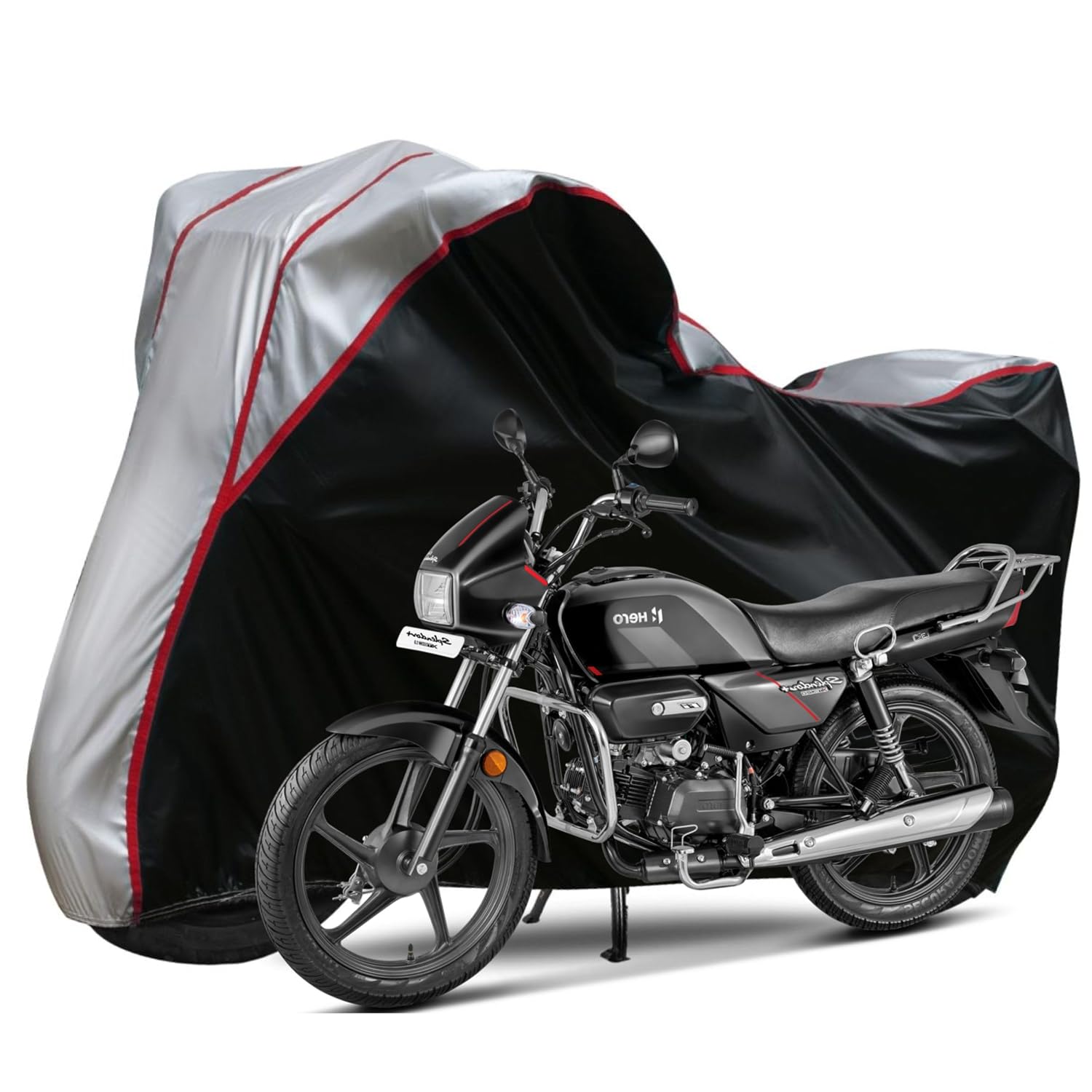 AUTOTEN-Bike Body Cover Full Body Cover with Water Resistance, Dust Proof, UV Rays Protective, Triple Stitching & Lightwei...