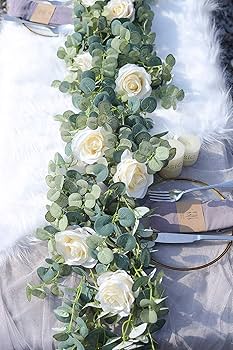 ユーカリ紫陽花ガーランド 紫陽花の縦長ガーランド 2個セット