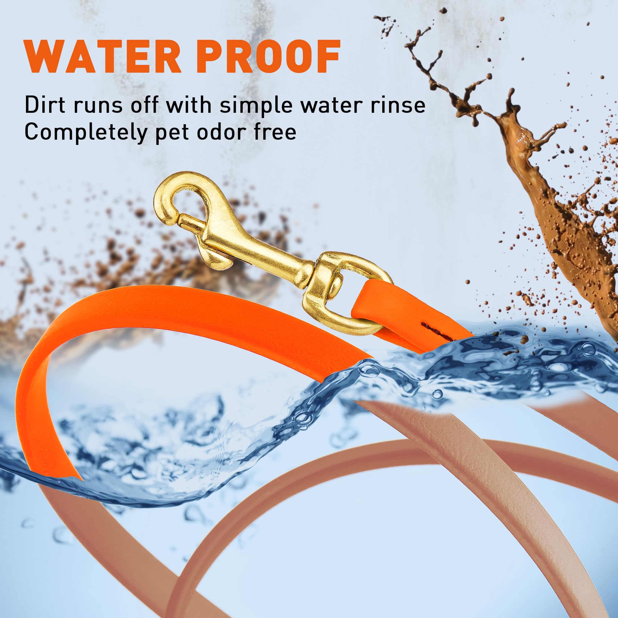 Amazon.com : Viper Biothane K9 Working Dog Leash Waterproof Lead