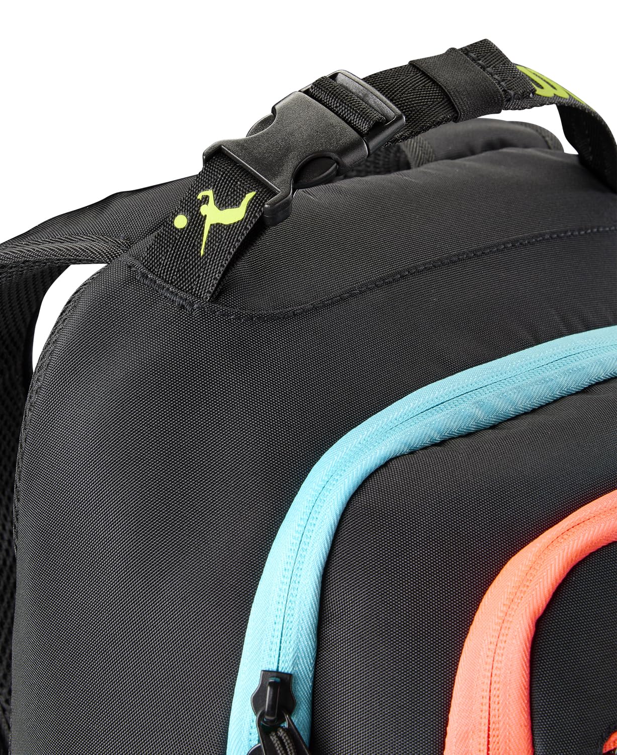 Wilson OPTX Volleyball-Rucksack, Schwarz/Gelb
