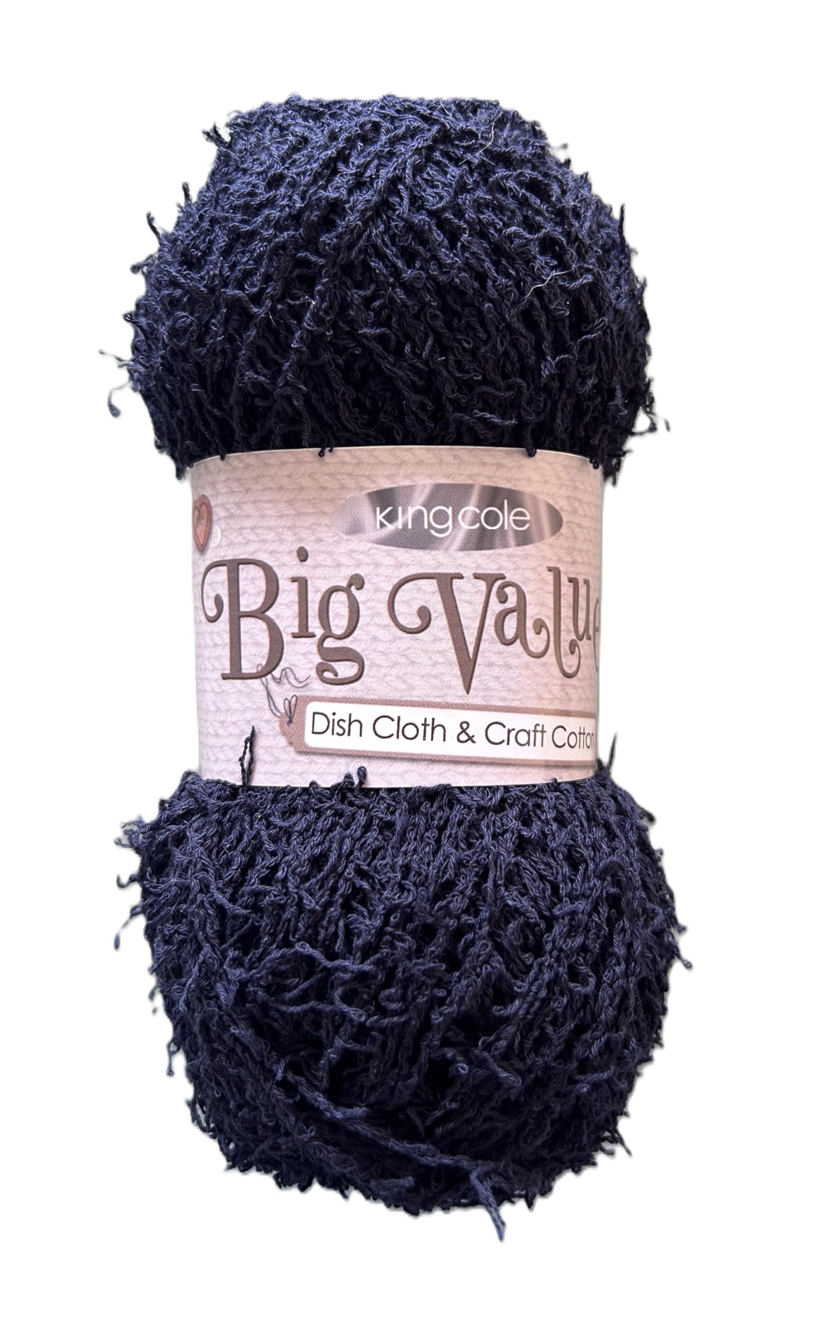 King Cole Dish Cloth & Craft Cotton 100g (2314 Navy)