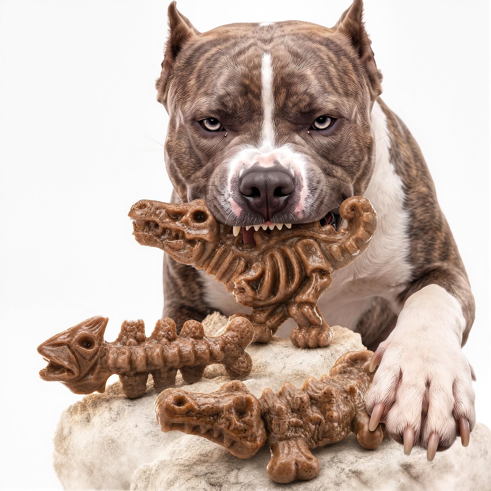 ChienBox 3-Pack Dog Toys for Aggressive Chewers