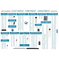 Vista 2 de Electronic Component Kit & Total 2038 Pcs, LED Diodes, Metal Film Resistors, Electrolytic Capacitor Package,Diodes, Ceramic