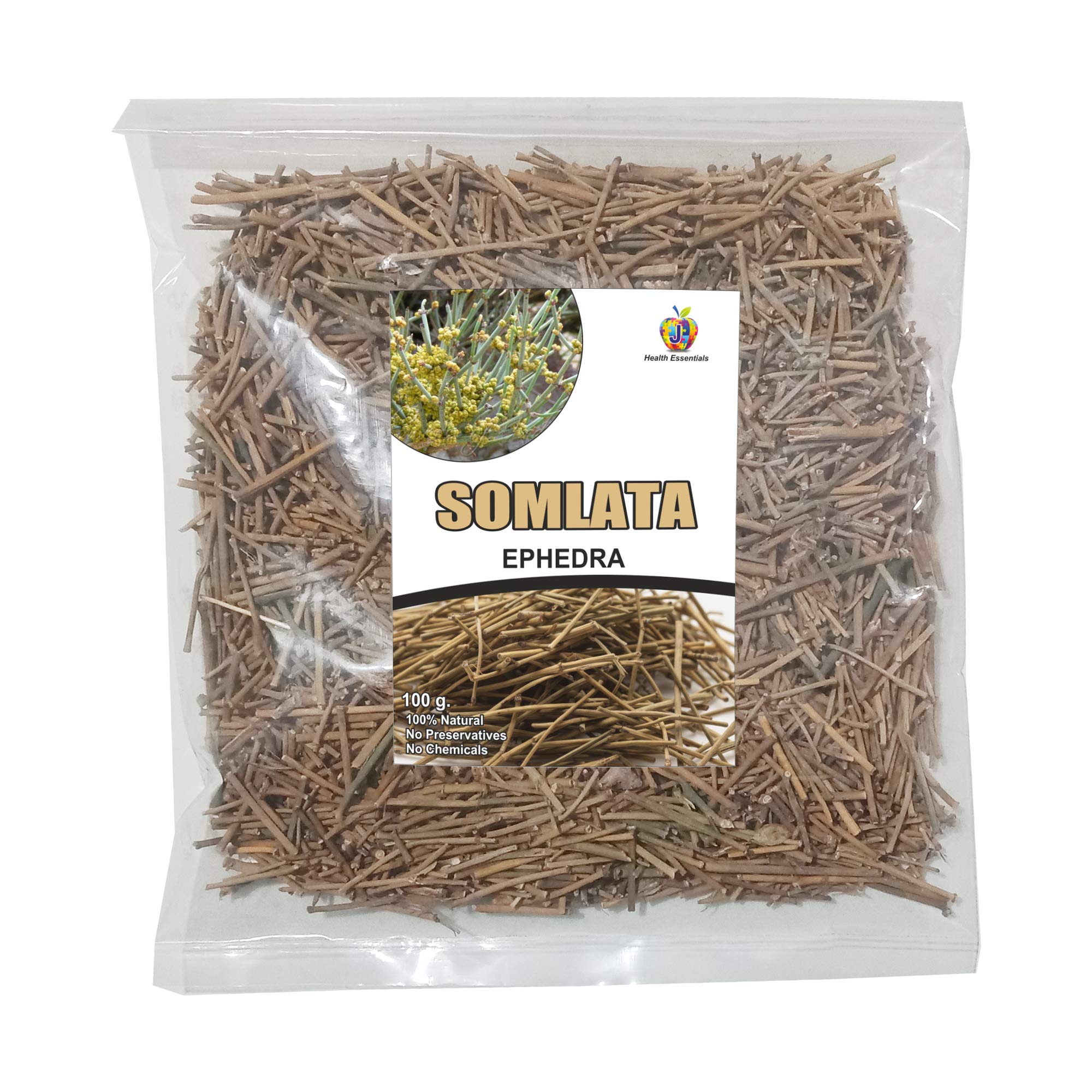J Organics Somlata Soma Gerardiana Herbal Blend for Wellness and Vitality | Ayurvedic Somlata Panchang 100gm