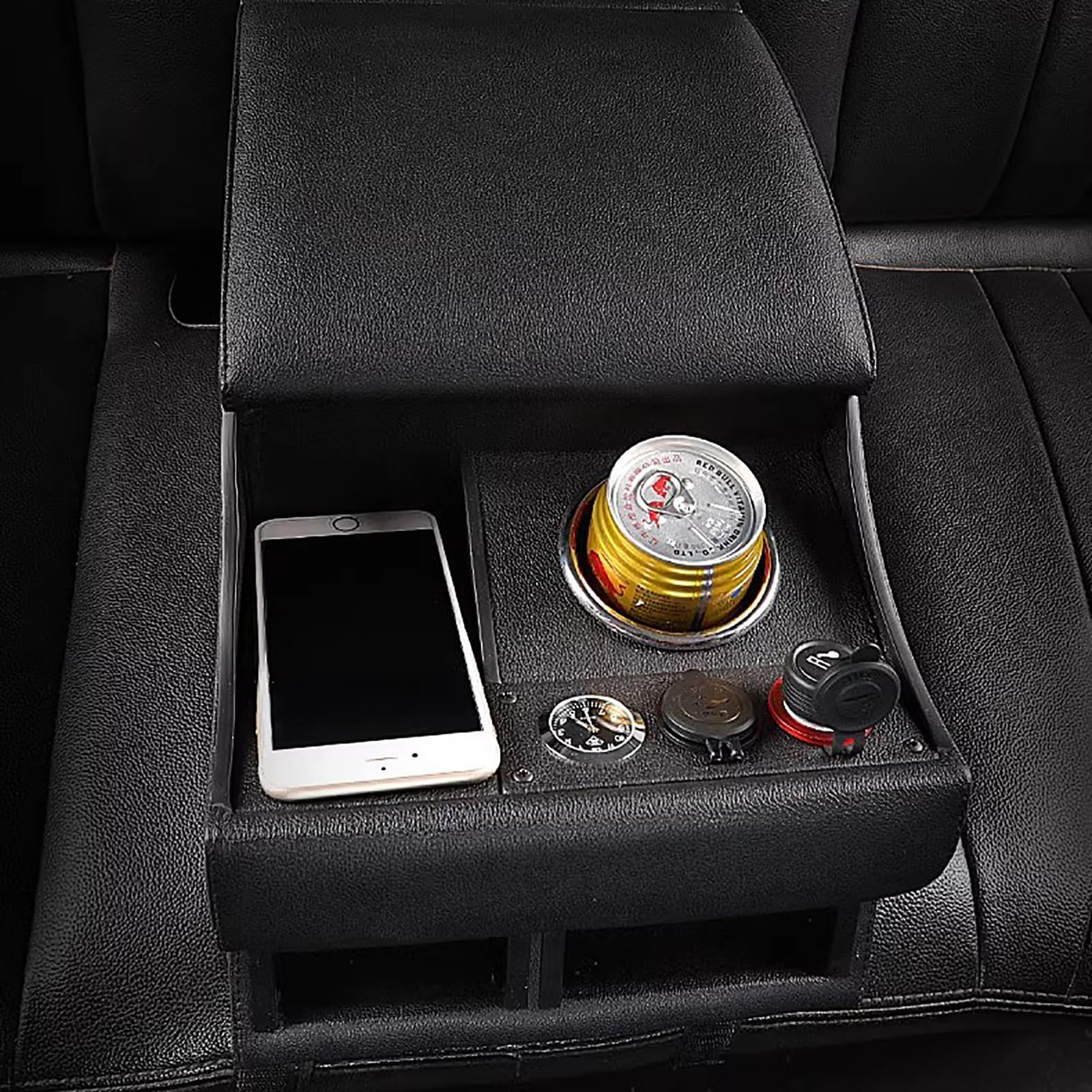 Amazon | 車用アームレスト リア 肘掛け 肘置き USBポート LEDライト 