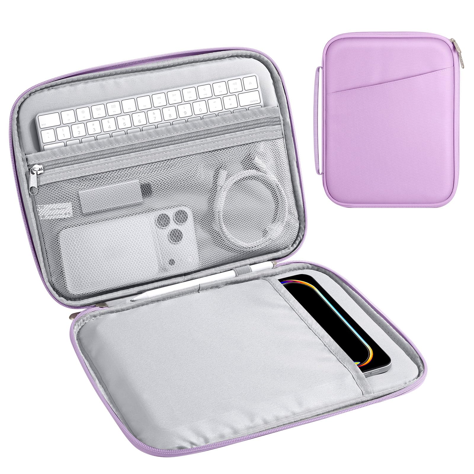 MoKo 9-11 Zoll Gepolsterte Tablet-Hülle Schutztasche für iPad A16 2025/Pro 11