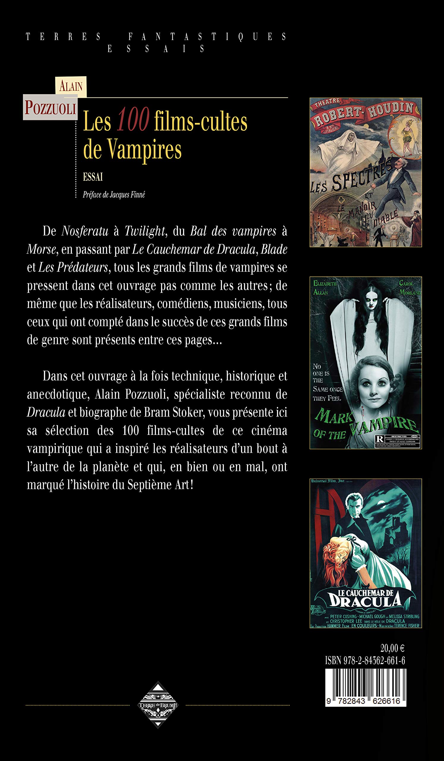 LES 100 FILMS CULTES DE VAMPIRES