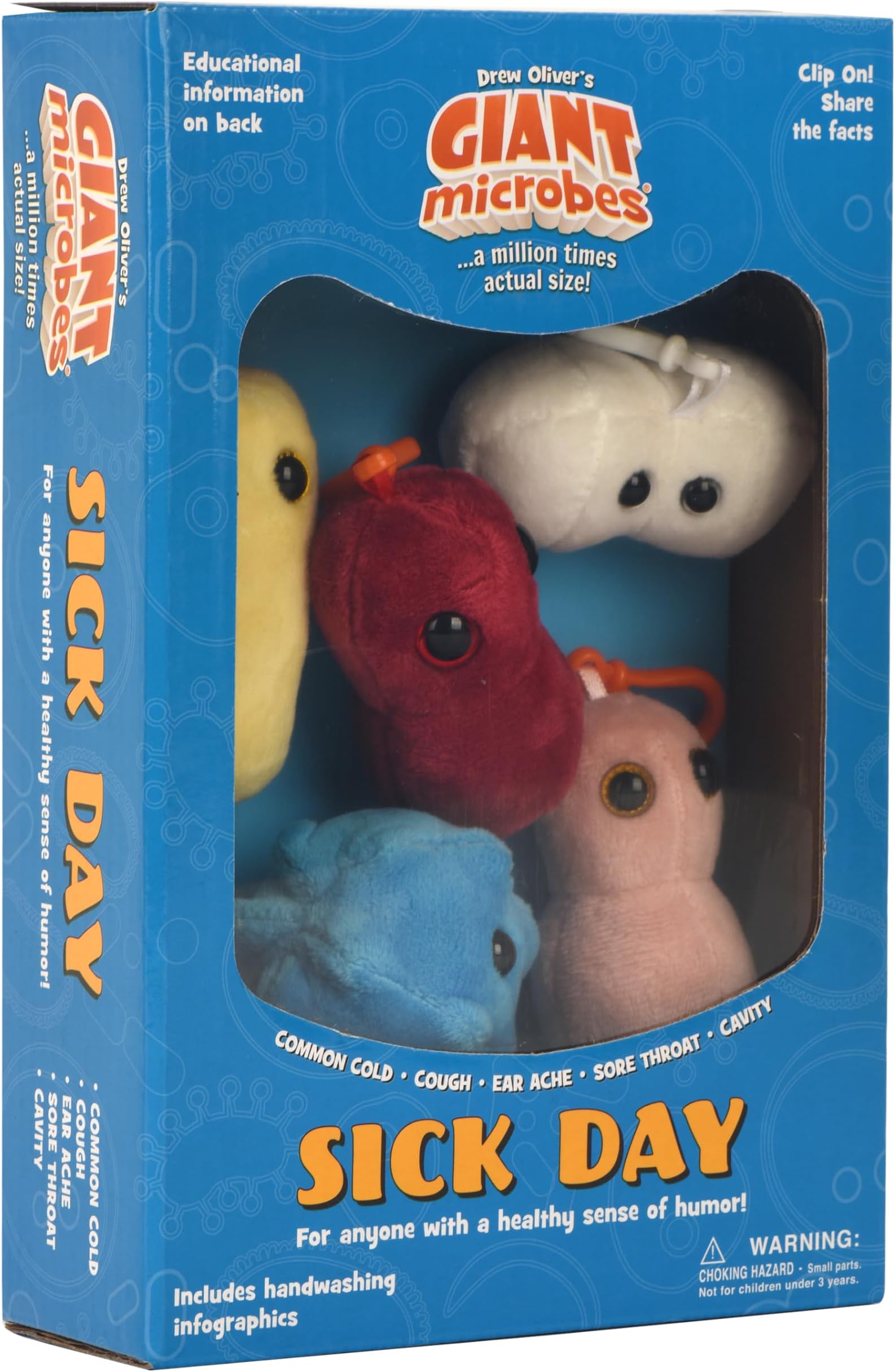 GIANT MICROBES Themed Gift Box - Sick Day