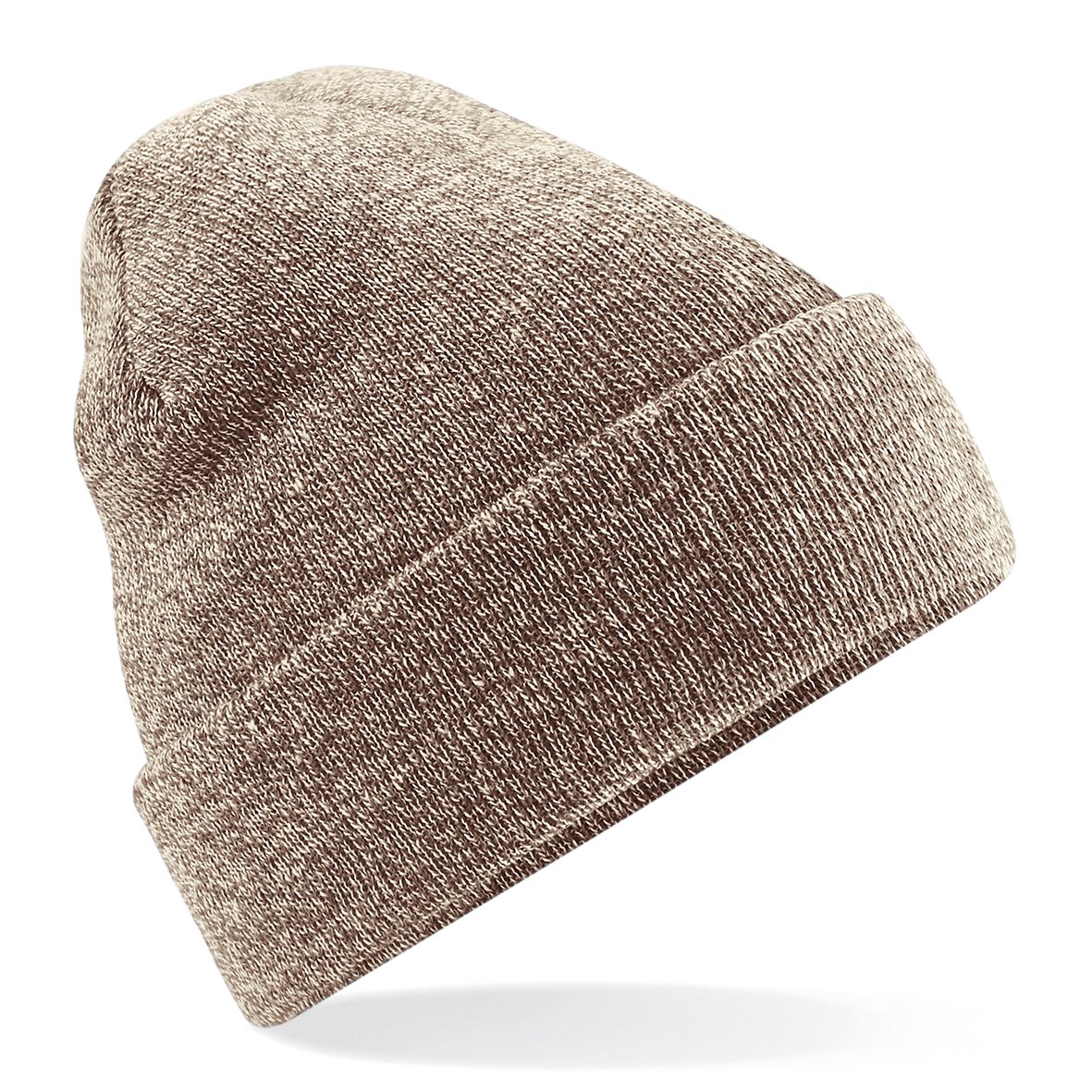 Beechfield Unisex Original Cuffed Beanie Heather Oatmeal