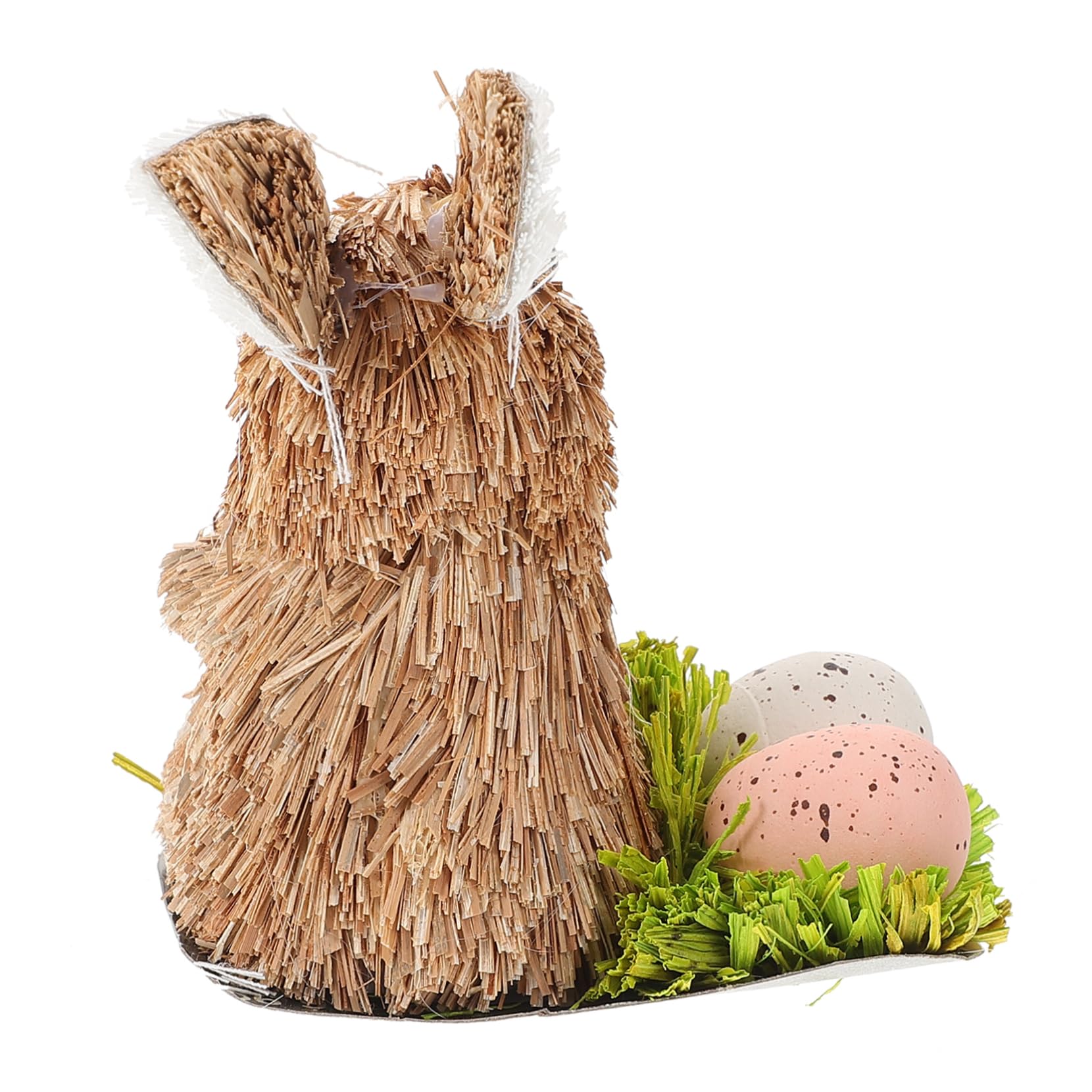 ABOOFAN 4 Pz coniglietto di paglia arredamento della tavola statua del coniglio di pasqua decorazioni casa easter bunny decorazione casa Home decor statuina di coniglietto domestico Regalo
