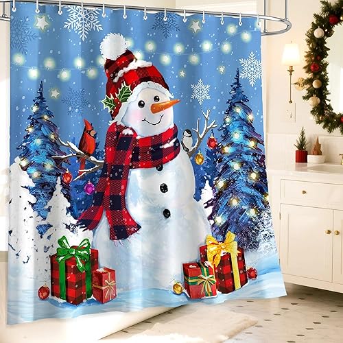 Miniatura 9 de Bonsai Tree Juego de cortinas de ducha de Halloween, juego de decoración de baño de Halloween con cortina de ducha y accesorios de alfombras,