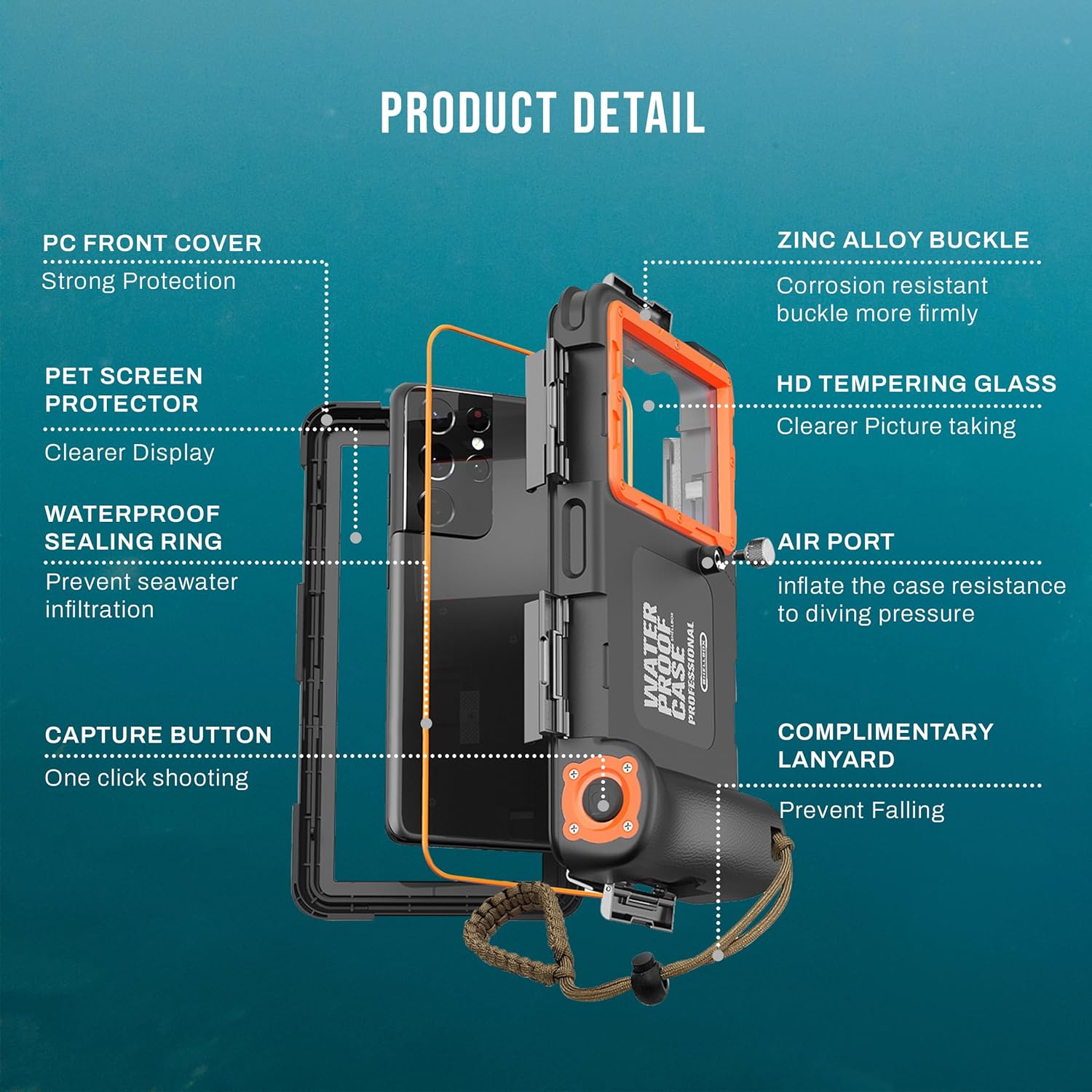 Blue Reef Underwater Phone Housing