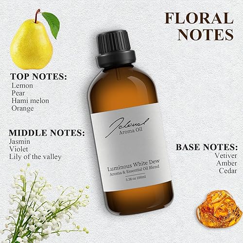 Miniatura 2 de JCLOUD Aceite esencial de rocío blanco luminoso inspirado en Westin Hotel  Colección de hotel - Aceite difusor de aromaterapia puro con naranja y