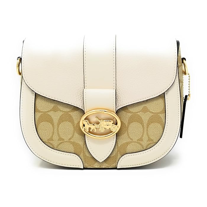 Buy Coach Women's Saddle Bag In Signature Canvas Online at