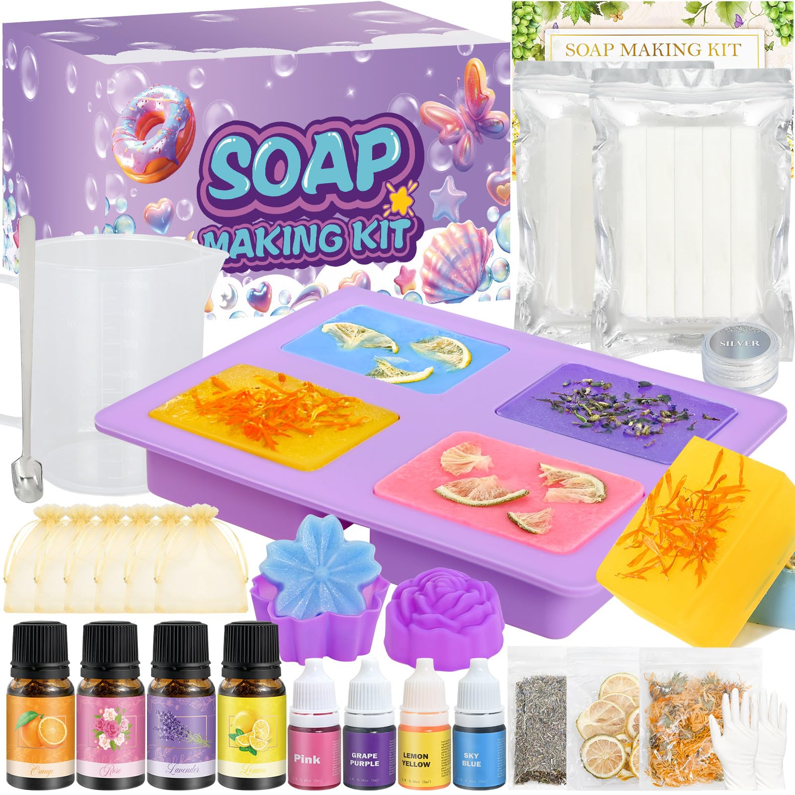 Amazon.com: Jcoos Soap Making Kit, Soap Making Kit for Adults