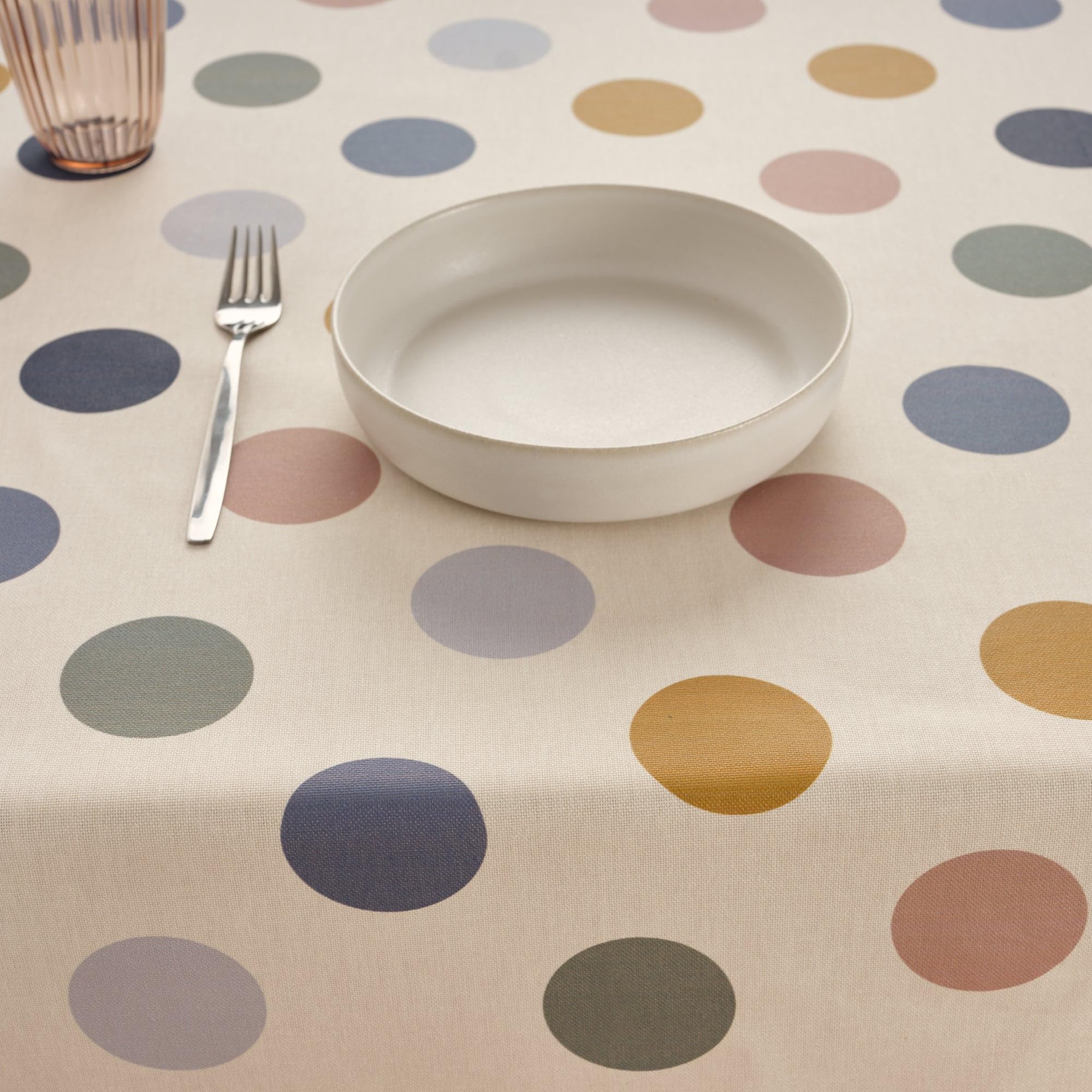 BELUM | Tovaglia XL 250x140 cm Antimacchia 100% cotone resinato, Tovaglia NO Hule, Tovaglia Tatto Cotone, Tovaglia Impermeabile, Tovaglia Antimacchia Repellente Liquido