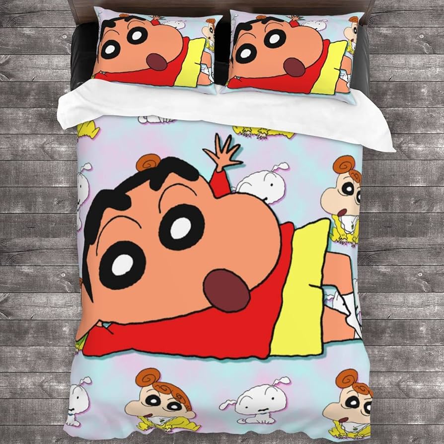 Amazon｜クレヨンしんちゃん 布団カバー 3点セット シングル 寝具