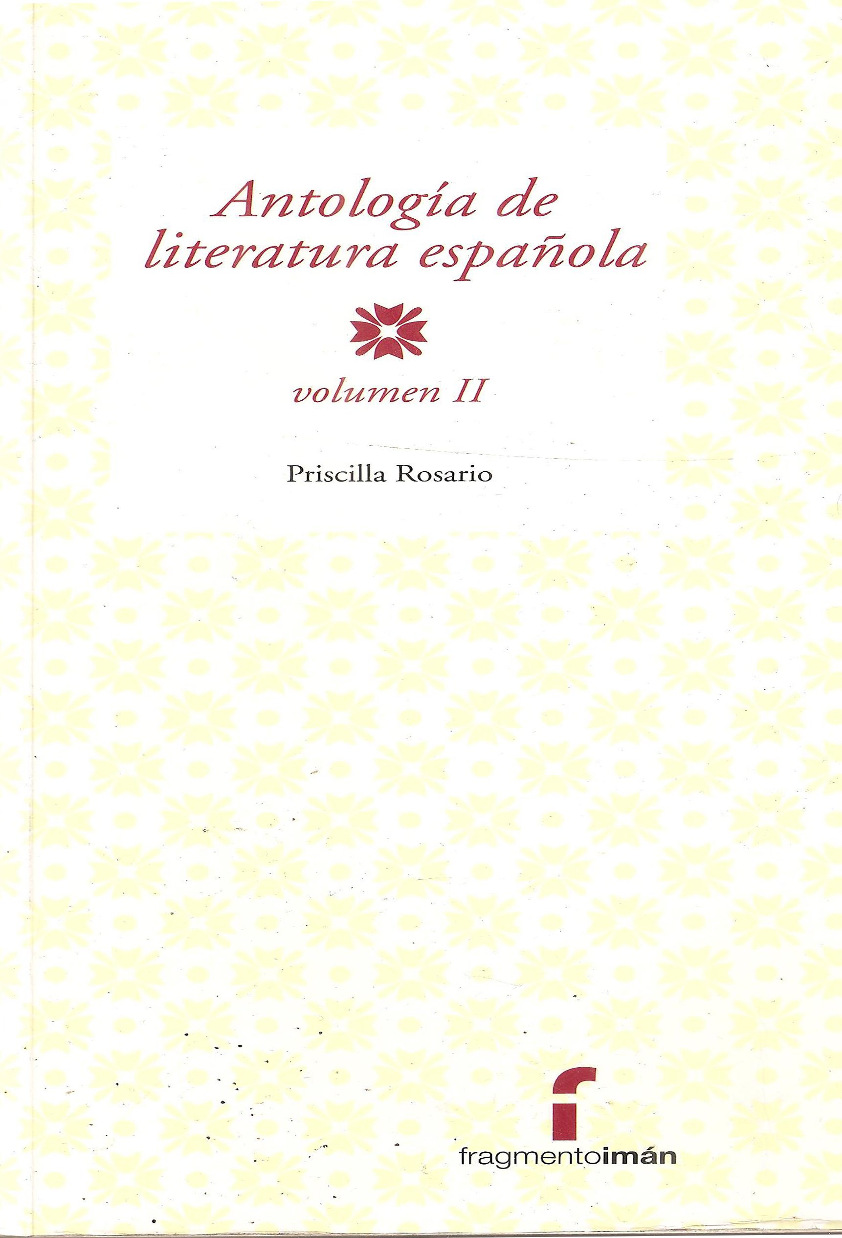 Antologia de literatura espanola vol II