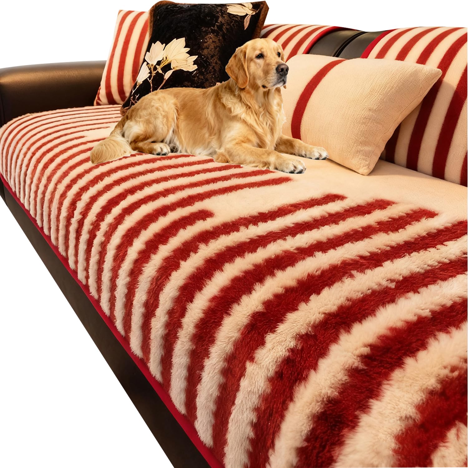 Housse de canapé pour animaux antidérapante et lavable pour grands chiens