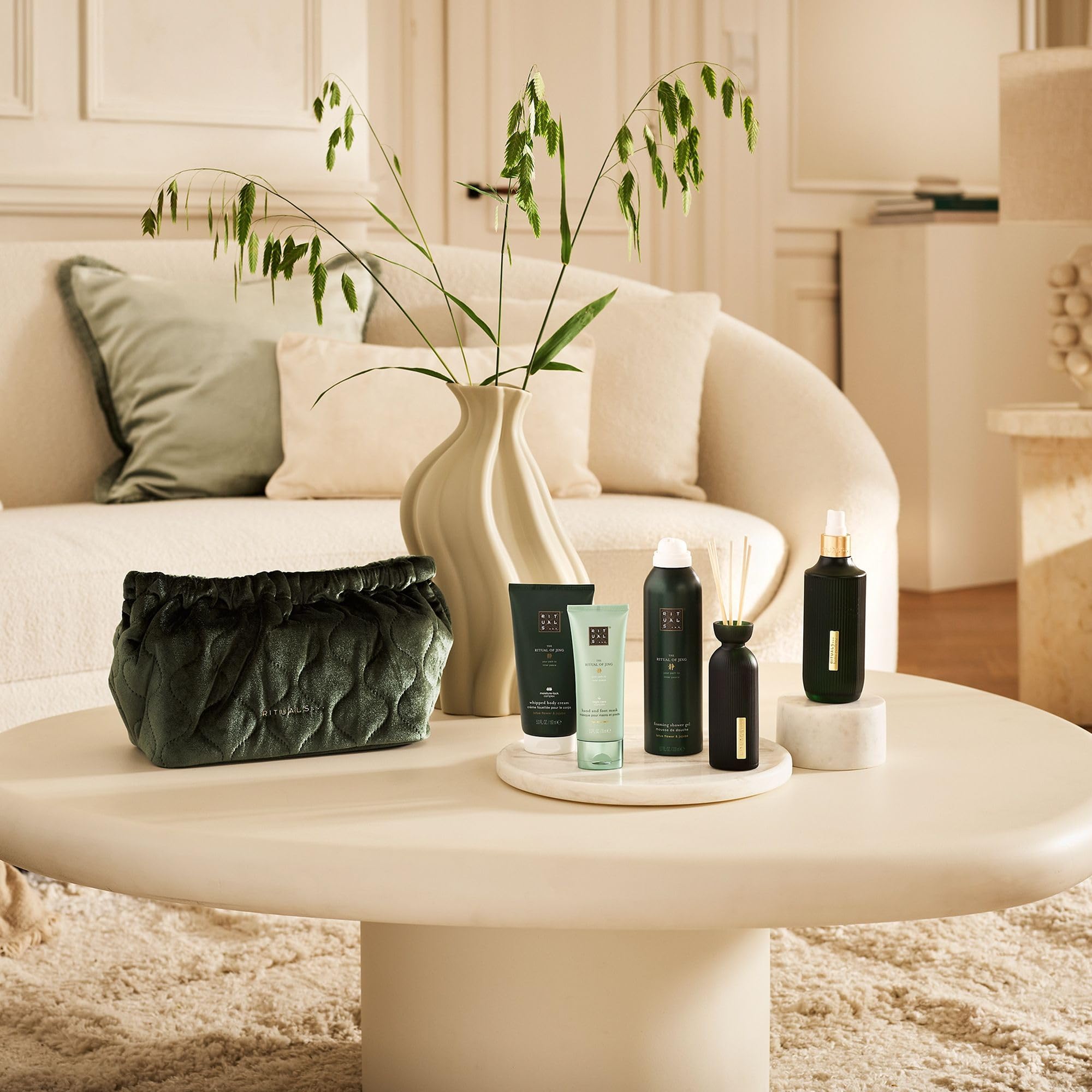 RITUALS Cofanetto regalo donna The Ritual of Jing, Large – Set regalo donna con prodotti per la cura del corpo arricchiti con loto, giuggiola, lavanda e sandalo – Set bagno rilassante