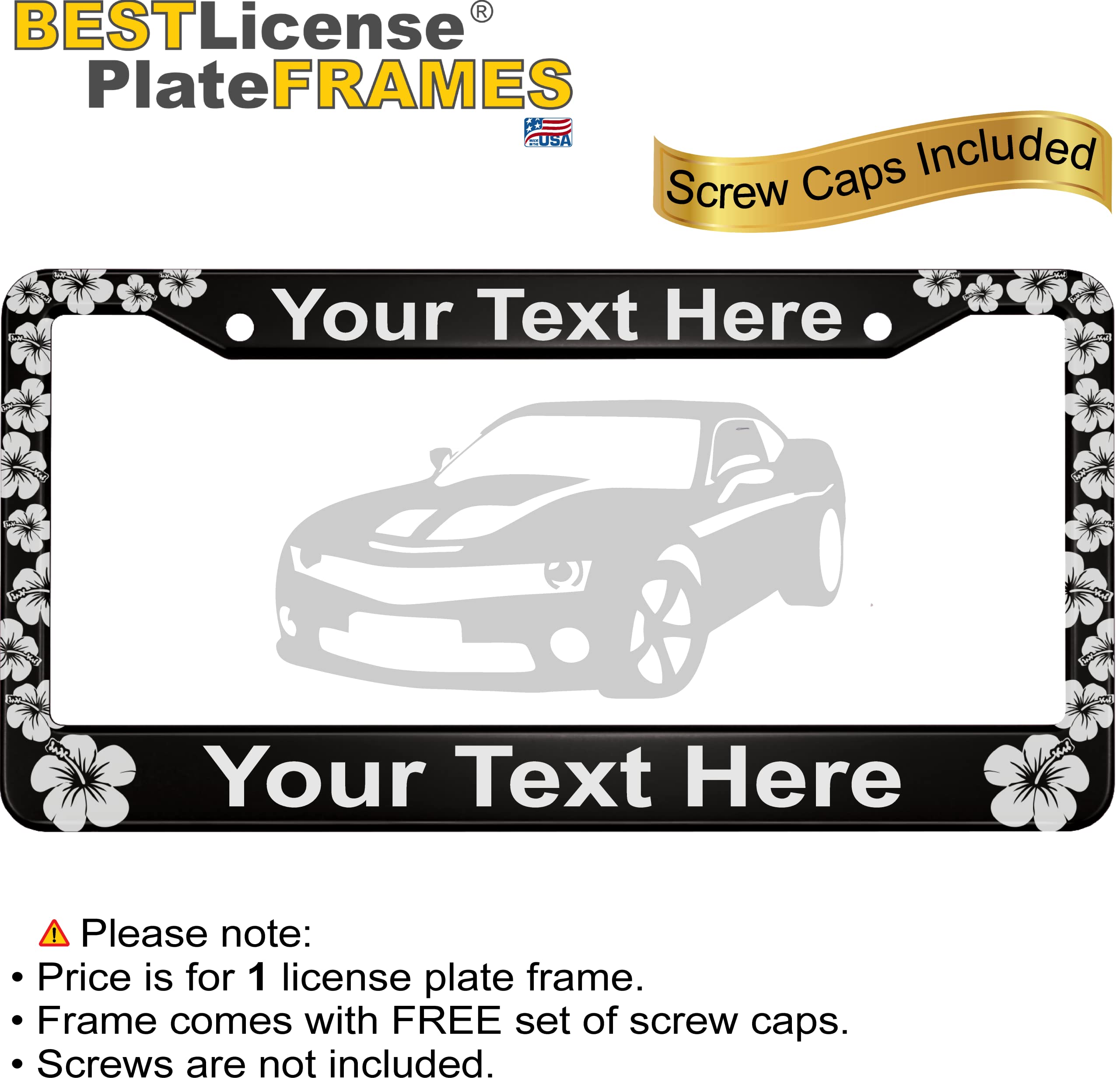 Hawaiianischer Stil Hibiskusblume Tropisches Design Sonderedition Custom Eloxiert - Bild 6 von 32