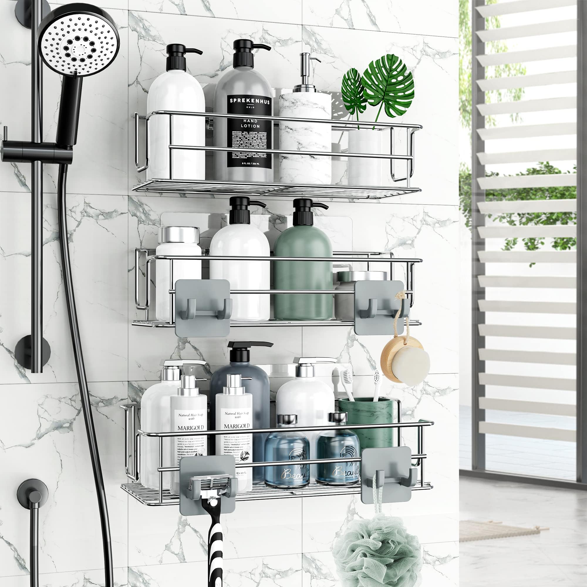3 PIECES SHOWER CADDY