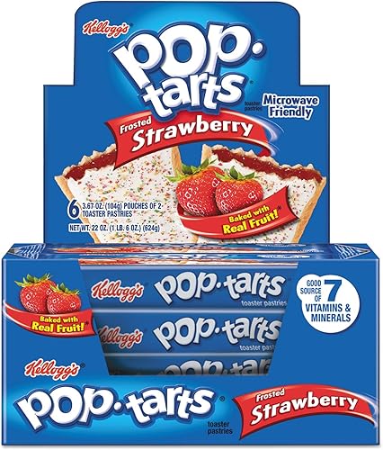 Miniatura 3 de Kellogg's Pop-Tarts Frosted Strawberry - 2 CT