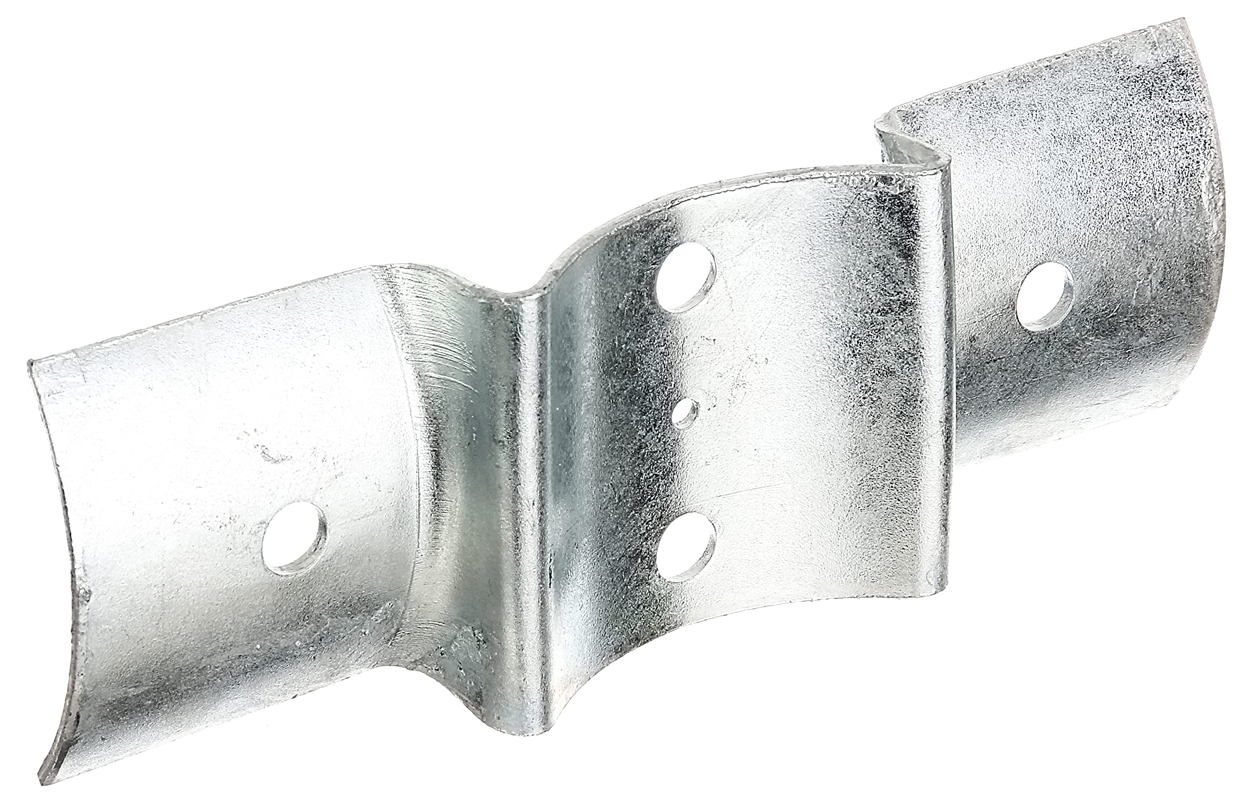 Alberts 202811 Fence bolt fitting | hot-dip galvanised | for posts and palisades Ø100 mm | 70 x 200 mm