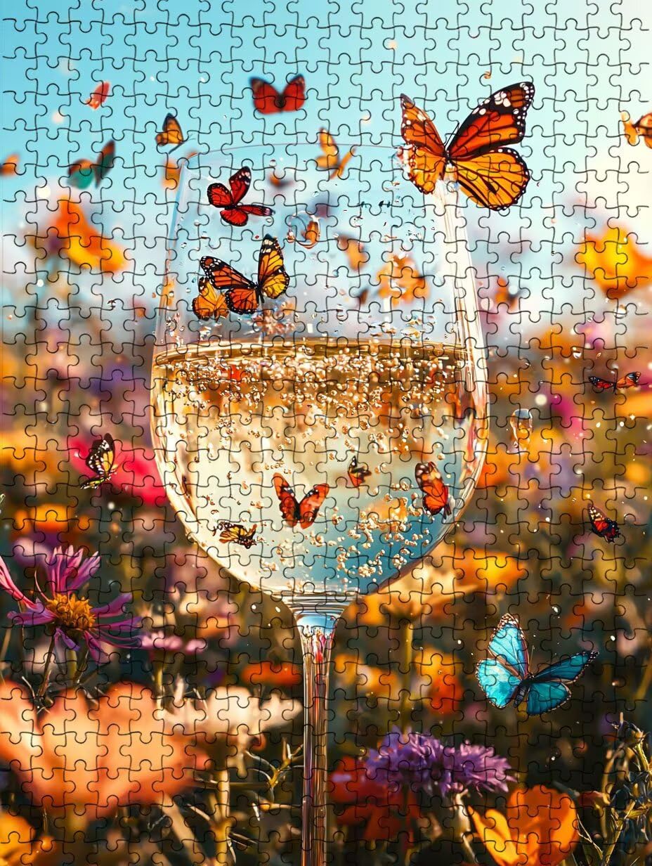 Puzzle 6000 elementów, puzzle atmosfery motyla dla dorosłych 6000, klasyczne puzzle, gra edukacyjna puzzle, niemożliwe wyzwanie, gra zręcznościowa dla całej rodziny, dekoracja ścian BXHZW4-379