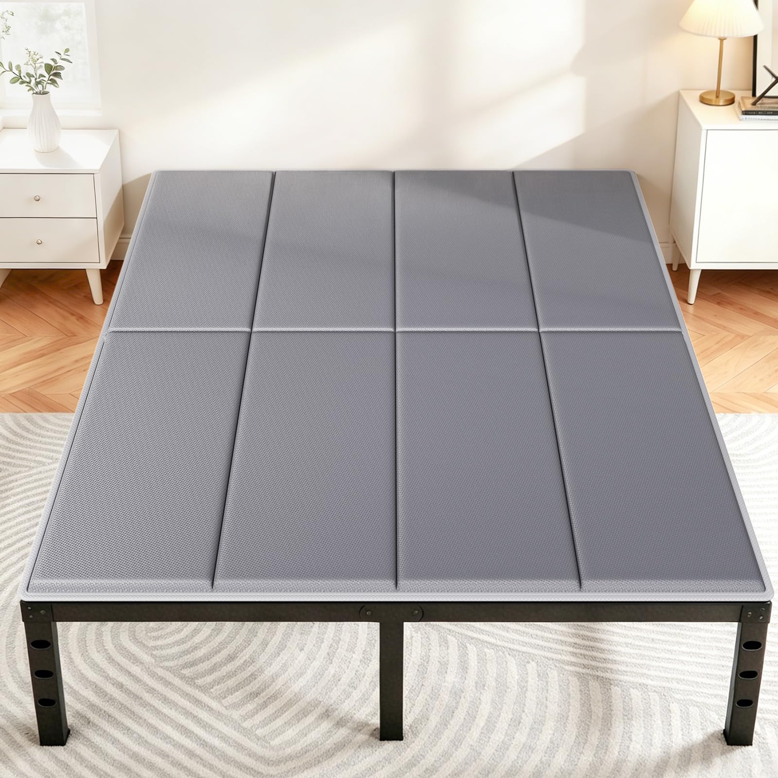 Photo 1 of LAVEVE Heavy Duty 10mm Bunkie Board Full Size 54'' x 75'', Breathable Bed Support Board to Prevent Sagging Mattress, with Anti-Slip Dots, Fits Metal Bed Frames, Slatted Frames, and Sofa Beds