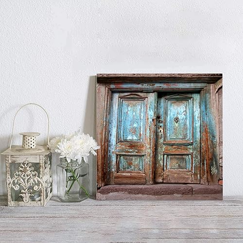 Miniatura 6 de Tablero rústico de madera vieja para puerta de granero de granja de 20 x 20 pulgadas, pintura por número para adultos y niños principiantes en