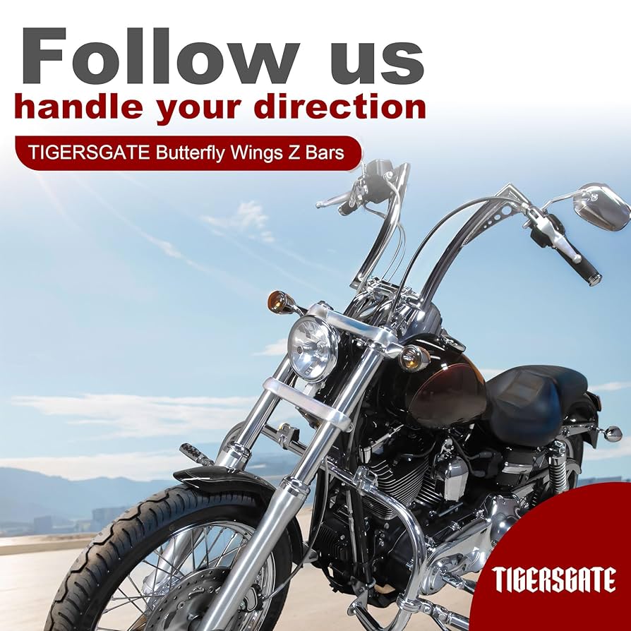 Amazon.com: TIGERSGATE 12 Inch Sportster Dyna Ape Hangers