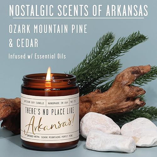Vista 235 de Regalos de Nueva York, decoración de Nueva York para el hogar – 'There No Place Like New York Candle, con manzana jugosa, canela y calabaza I New